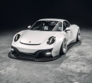 Porsche 911 with McLaren body kit (rendering)