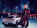 Japanese Model Imma Gets a Porsche Taycan
