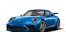 Sapphire Blue Metallic 2018 Porsche 911 GT3