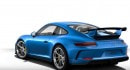 Sapphire Blue Metallic 2018 Porsche 911 GT3