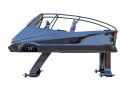 The Trident LS-1 from Poseidon AmphibWorks is an electric three-wheeler that doubles as a hydrofoil boat