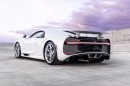 All-white 2019 Bugatti Chiron known as Angel, currently owned by rapper Post Malone
