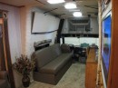 The Powerhouse Ultra Line RV is a mega RV for the entire family and all your toys, fully custom