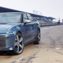 Rover 3500 Vitesse EV and Aston Martin Lagonda EV CGI revivals by lars_o_saeltzer