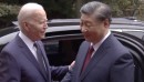 President Joe Biden admires China's presidental limousine
