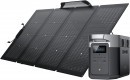 EF Ecoflow power station with solar panel
