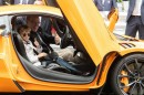 Prince Albert II of Monaco drives McLaren Artura supercar on Monaco GP track