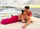 Priyanka Chopra and Nick Jonas on New Year's Eve Yacht