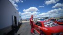 Pro Drifter goes full send in R32 Nissan Skyline GT-R wearing high heels on Haugen Racing