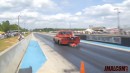 Chevy ProCharged truck drag races on Jmalcom2004