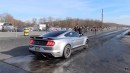 Bat-Stang Ford Mustang GT first ProCharger drag racing pass