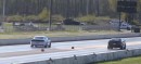 Procharged Ford Mustang GT Fights Chevrolet Camaro ZL1