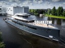 Project 713 is Feadship's first superyacht to use solar for auxiliary power