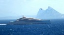 Project Axis is a very elegant superyacht explorer with "masculine volumes" and solid performance