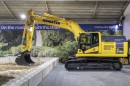 Komatsu showcased its new Proterra Powered 20-ton electric excavator at the Bauma 2022 Trade Fair in Germany