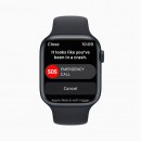 Apple Watch S8 Crash Detection emergency call