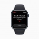 Apple Watch S8 Crash Detection notification