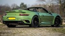 Paint To Sample Olive Green Porsche 911 Turbo S Cabriolet