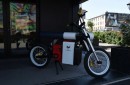 Punch, the electric motorcycle with a suprematism-inspired design