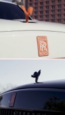Pure White Rolls-Royce Cullinan Crayola Orange on Forgiatos by Luxury Auto Collection