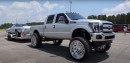 tuned Ford F-250 truck