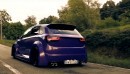 Purple Polo 6R with Audi A1 Kit and Lambo Doors Looks Horrible