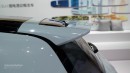 Qoros 2 Hybrid Crossover Concept live in Shanghai: rear spoiler