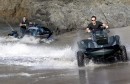 Alan Gibbs Quadski does 72 km/h on land and in water