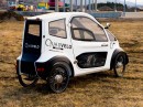 The Quadvelo aims to be better than a car and better than a bike, but with the best features of both