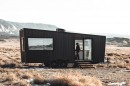 Quatro tiny house on wheels can double as a guest house or office