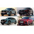 BMW XM redesign renderings by kelsonik and TheSketchMonkey