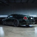 Rolls-Royce Wraith tuned on custom Forgiato wheels