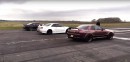 R32 GT-R Drag Races Newer R33 and R34, Disaster Strikes Twice