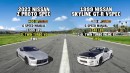 R34 Nissan Skyline GT-R Drag Races Nissan Z Proto Spec