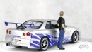 Brian O'Conner's R34 Nissan Skyline GT-R from 2 Fast 2 Furious Gets Scale Model Restoration