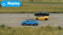 R35 Nissan GT-R vs Gallardo vs MG4 EV XPower on carwow