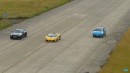 R35 Nissan GT-R vs Gallardo vs MG4 EV XPower on carwow