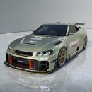 R36 Nissan Skyline GT-R CGI new generation by angry_jacked_renders