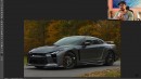 “R36” Nissan GT-R redesign based on GT-R 50 by TheSketchMonkey