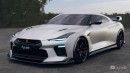 R36 Nissan GT-R rendering by hycade
