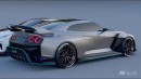 R36 Nissan GT-R NISMO CGI new generation by hycade