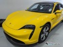 Racing Yellow Porsche Taycan 4S