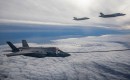 RAF Typhoons and F-35 lightnings exercised with U.S. Air Force F15E fighters during Point Blank exercise