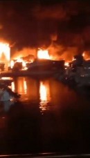 Fire breaks out Marbella marina, reportedly destroys 80 boats