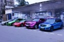 Chrome Rainbow of Cars