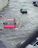 Ram 1500 Fording Flooded Underpass in Detroit (2021)