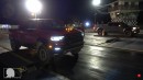 Ram 1500 TRX vs Ford F-150 drag race on ImportRace