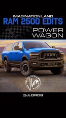 Dodge Ramcharger Traveller and 2500 Power Wagon renderings by jlord8