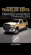 Dodge Ramcharger Traveller and 2500 Power Wagon renderings by jlord8