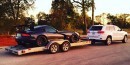 Ralph Gilles' Dodge Viper ACR towed by his Jeep Grand Cherokee EcoDiesel